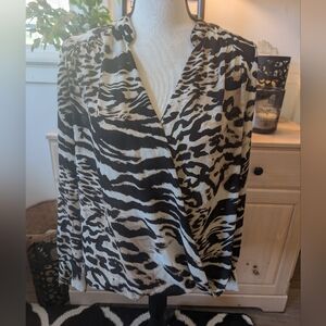 Animal Print Blouse